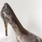 NEW Authentic MICHAEL KORS GREY SNAKESKIN PLATFORM PUMPS (Size 9.5 & 10)