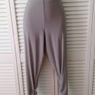 NEW SIMPLI Cropped Pants Taupe Color Size 12 MSRP $105 Made In Canada