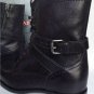 NEW PRADA Lace-Up Hidden Wedge Black Combat Boots (Size 40) - MSRP $1,110.00!