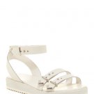 NEW SHELLYS LONDON Portneuf Platform White Sandals - MSRP $100.00!