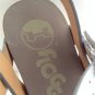 NEW FLOGG Piper Wedge Platform Sandals in Silver