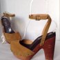 NEW FLOGG Darcie Mustard Sandals (Size 6) - MSRP $149.99!