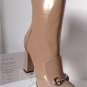 NEW GUCCI Lillian Horsebit Mid Shaft Boot in Beige (Size 36) -  MSRP $1,110.00!