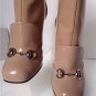 NEW GUCCI Lillian Horsebit Mid Shaft Boot in Beige (Size 36) -  MSRP $1,110.00!