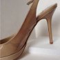 NEW Authentic JIMMY CHOO Nova Patent Leather Peep-Toe Slingback Pump  (Size 38)