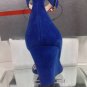 NEW Authentic PRADA Blue Suede Ankle-Strap Wedge Sandal (Size 35) - MSRP $590.00