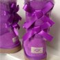 NEW UGG AUSTRALIA Woman's Bailey Bow Electric Violet/Purple Boots (Size 5 & 6)