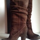NEW DMSX Donald J. Pliner Vanessa Tall Brown Suede Boots (Size 8.5 M)