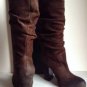 NEW DMSX Donald J. Pliner Vanessa Tall Brown Suede Boots (Size 8.5 M)