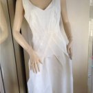 NEW  GIORGIO ARMANI Ivory Sleeveless V Front & Back Dress (Size 40) - $2495