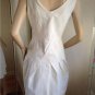 NEW  GIORGIO ARMANI Ivory Sleeveless V Front & Back Dress (Size 40) - $2495