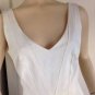 NEW  GIORGIO ARMANI Ivory Sleeveless V Front & Back Dress (Size 40) - $2495