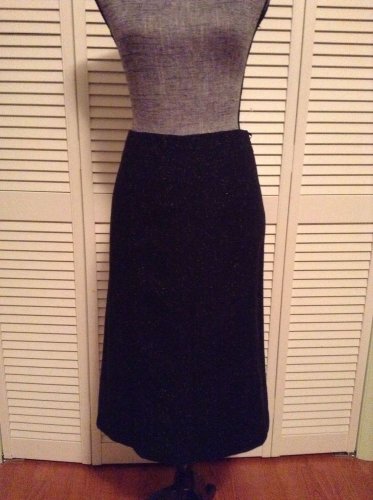 NEW Jones New York Collection Wool Blend Grainy Print Skirt (Size 8) - MSRP $109