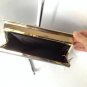 NEW Authentic JIMMY CHOO "CAYLA" BLACK PATENT LEATHER HINGE FLIP CLOSURE CLUTCH