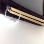 NEW Authentic JIMMY CHOO "CAYLA" BLACK PATENT LEATHER HINGE FLIP CLOSURE CLUTCH