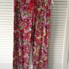 NWT Josie By Josie Sleep/Lounge Pants Red Floral (Size M) - MSRP $58.00