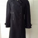 NEW Philosophy Alberta Ferretti Black Double Breasted Coat  (Size 4)