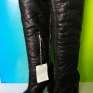 NEW Authentic UGG COLECTION CALANDRA CROCEFFECT LEATHER KNEE BOOTS (Size 5)