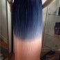 NEW Authentic CYNTHIA ROWLEY New York Blue & Peach Ombre Pleated Skirt