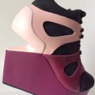 NEW ALEXANDER McQUEEN x PUMA Leap Purple Potion Wedge Sneaker (Size 5.5 M)-$430