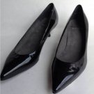 NEW Authentic Stuart Weitzman Black Poco Kitten Heels  (Size 6 M) - MSRP $355.00