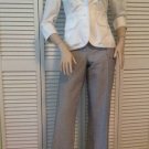 NEW TORY BURCH Kingi Striped Seersucker Cotton Pants (Size 12) - MSRP $275.00!