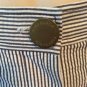 NEW TORY BURCH Kingi Striped Seersucker Cotton Pants (Size 12) - MSRP $275.00!