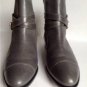 NEW Authentic POUR LA VICTORIE Londen Flat Ankle Boots - Charcoal (Size 6)