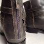 NEW Authentic POUR LA VICTORIE Londen Flat Ankle Boots - Charcoal (Size 6)