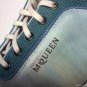 NEW ALEXANDER McQUEEN X PUMA Men's Blue Amqdek Mid II Sneakers (Sizes 10 & 11)