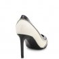 NEW Authentic SAINT LAURENT Paris Zipper Pumps, Black/White (Size 36.5) - $845