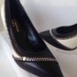 NEW Authentic SAINT LAURENT Paris Zipper Pumps, Black/White (Size 36.5) - $845