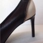 NEW Authentic SAINT LAURENT Paris Zipper Pumps, Black/White (Size 36.5) - $845