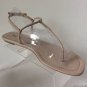 Authentic PRADA Patent Leather Thong Sandals in Blush (Size 38) - MSRP $390.00!