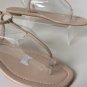 Authentic PRADA Patent Leather Thong Sandals in Blush (Size 38) - MSRP $390.00!