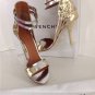 NEW GIVENCHY Gold & Silver Double Strap/Buckle Pumps (Size 37.5) - $995.00!