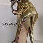 NEW GIVENCHY Gold & Silver Double Strap/Buckle Pumps (Size 37.5) - $995.00!