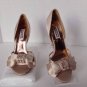 NEW Authentic BADGLEY MISCHKA Babette Champange Bow Sandals (Size 7.5 M)