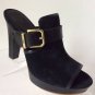 NEW Authentic UGG Karlee Black Suede Mules (Size 6.5 M)