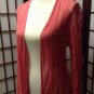 NEW Authentic EILEEN FISHER Open Ribbed Linen Cardigan in Dark Coral (Size XS)