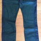NEW RICH & SKINNY The Split Green/Black Wax Coated Denim Jeans (Size 30) - $180