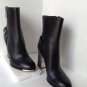 NEW SOLD-OUT Michael Kors Black JANELL Leather Ankle Boots (Size 35) - MSRP $550