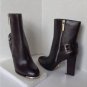 NEW SOLD-OUT Michael Kors Black JANELL Leather Ankle Boots (Size 35) - MSRP $550