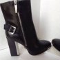 NEW SOLD-OUT Michael Kors Black JANELL Leather Ankle Boots (Size 35) - MSRP $550