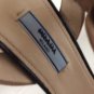 NEW Authentic PRADA Bicolor Leather Cork Platform Sandals - Black (Size 37.5) -