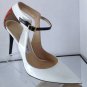 NEW Authentic JIMMY CHOO "Mystic" Mixed Media & Gloss Elaphe Pumps (Size 37)