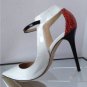 NEW Authentic JIMMY CHOO "Mystic" Mixed Media & Gloss Elaphe Pumps (Size 37)