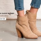 NEW RAG AND BONE Beige Camel Canvas Classic Newbury Ankle Boots - MSRP $495.00!