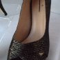 NEW Authentic KATE SPADE Billie Glitter Lamé Peep-Toe Pumps (Size 7 B)