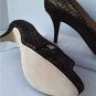 NEW Authentic KATE SPADE Billie Glitter Lamé Peep-Toe Pumps (Size 7 B)